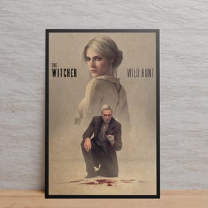 The Witcher 3 Poster | Wall Art | Kraft Paper Print | Retro Poster | Wall Decor | Home Decor | Gift Poster | Game Poster