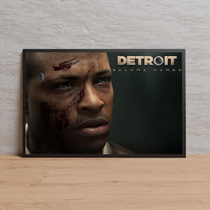 Detroit Become Human Poster | Wall Art | Kraft Paper Print | Retro Poster | Wall Decor | Home Decor | Gift Poster | Game Poster