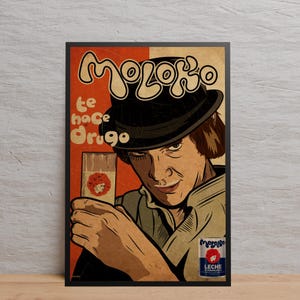 A Clockwork Orange Poster | Wall Art | Kraft Paper Print | Retro Poster | Wall Decor | Home Decor | Gift Poster | Movie Poster