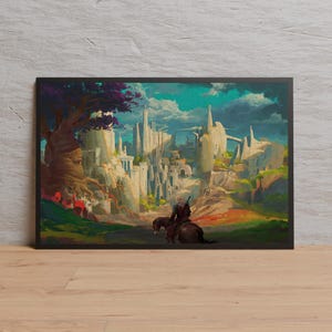 The Witcher 3 Poster | Wall Art | Kraft Paper Print | Retro Poster | Wall Decor | Home Decor | Gift Poster | Game Poster