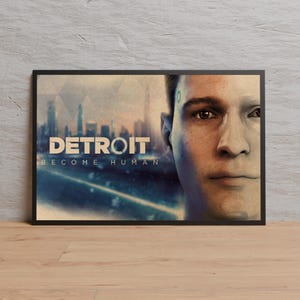Detroit Become Human Poster | Wall Art | Kraft Paper Print | Retro Poster | Wall Decor | Home Decor | Gift Poster | Game Poster