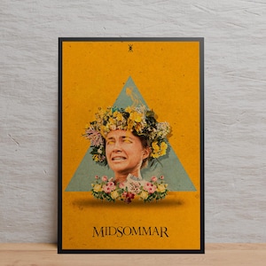 Midsommar Poster / Arte murale / Stampa su carta Kraft / Poster retrò / Decorazione murale / Arredamento per la casa / Poster regalo / Poster del film
