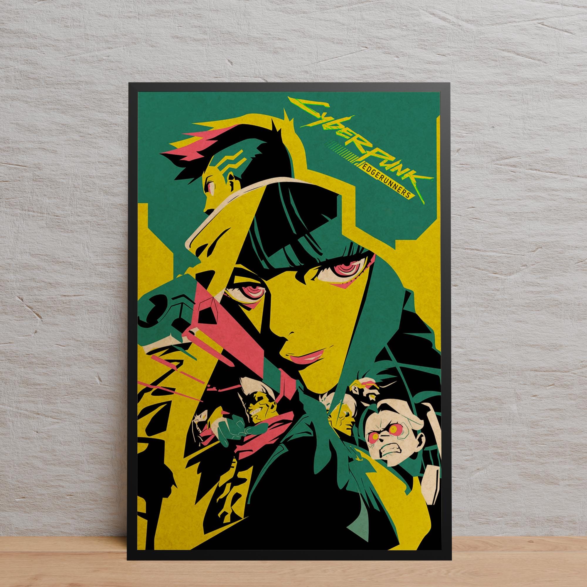 CYBERPUNK EDGERUNNERS ANNIVERSARY LITHOGRAPH BY STUDIO