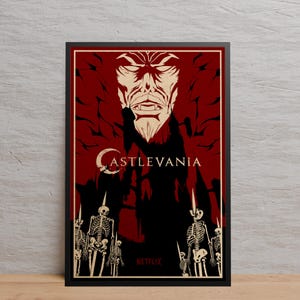 Póster de Castlevania / Arte mural / Impresión en papel kraft / Póster retro / Decoración de pared / Decoración del hogar / Póster de regalo / Póster de serie de TV