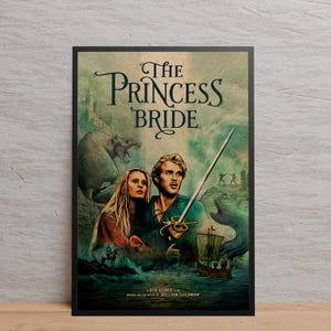 The Princess Bride Poster | Wall Art | Kraft Paper Print | Retro Poster | Wall Decor | Home Decor | Gift Poster | Game Poster