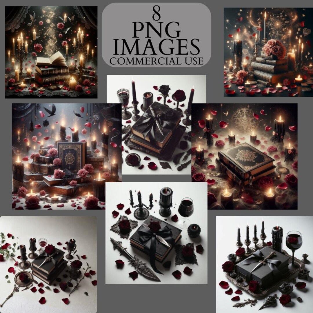 Open Ritual Book Vector Gothic Ritual Book Decor | Occult Bookish PNG Bundle | 8 Images - Etsy
