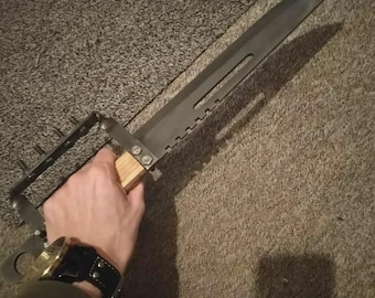Hand-Forged D2 Steel Knife | Collectible Metro Blade, Gift for Him