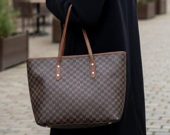 Borsa a tracolla di grande capacità - Borsa a mano in pelle PU da donna - Borsa versatile per pendolarismo e uso casual