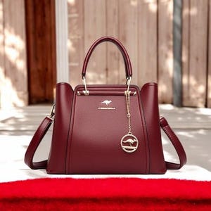 Sac à main de luxe en cuir souple - Sac à bandoulière et à bandoulière design 3 couches pour femme - Cabas grande capacité