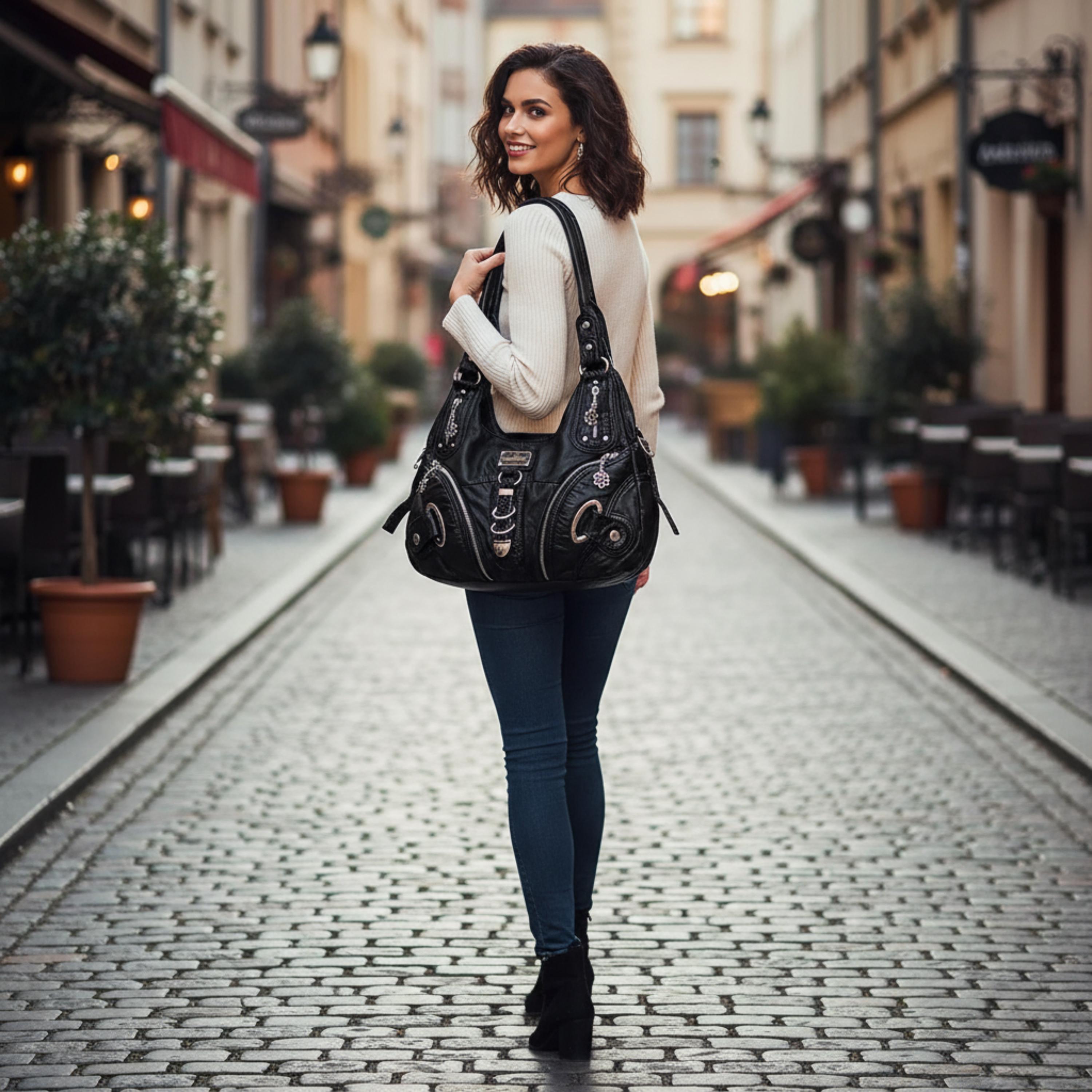 Y2k Leather Bag - Etsy Canada