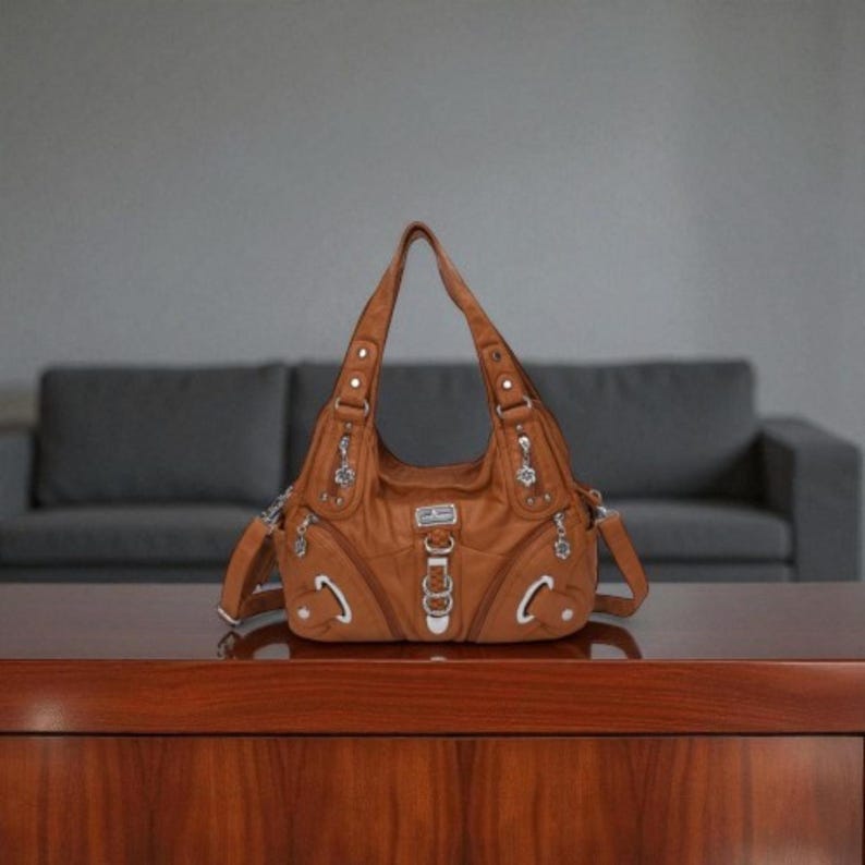 Y2K Large Ruched Shoulder Bag