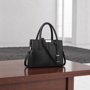 Damen PU-Leder Handtaschen - Große Einkaufstasche für Damen - Quadratische Schulter Crossbody Taschen - Bolsas Feminine Beutel Mode