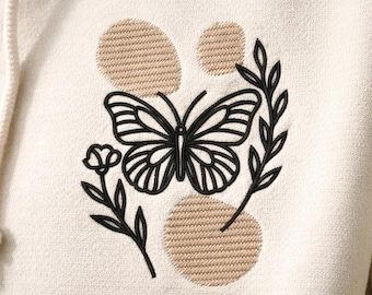 Kleine Schmetterling Stickdatei, Schmetterling Stickmuster, Maschinenstickerei, Schmetterling Stickmuster, Maschinenstickerei, PES DST, Instant Download