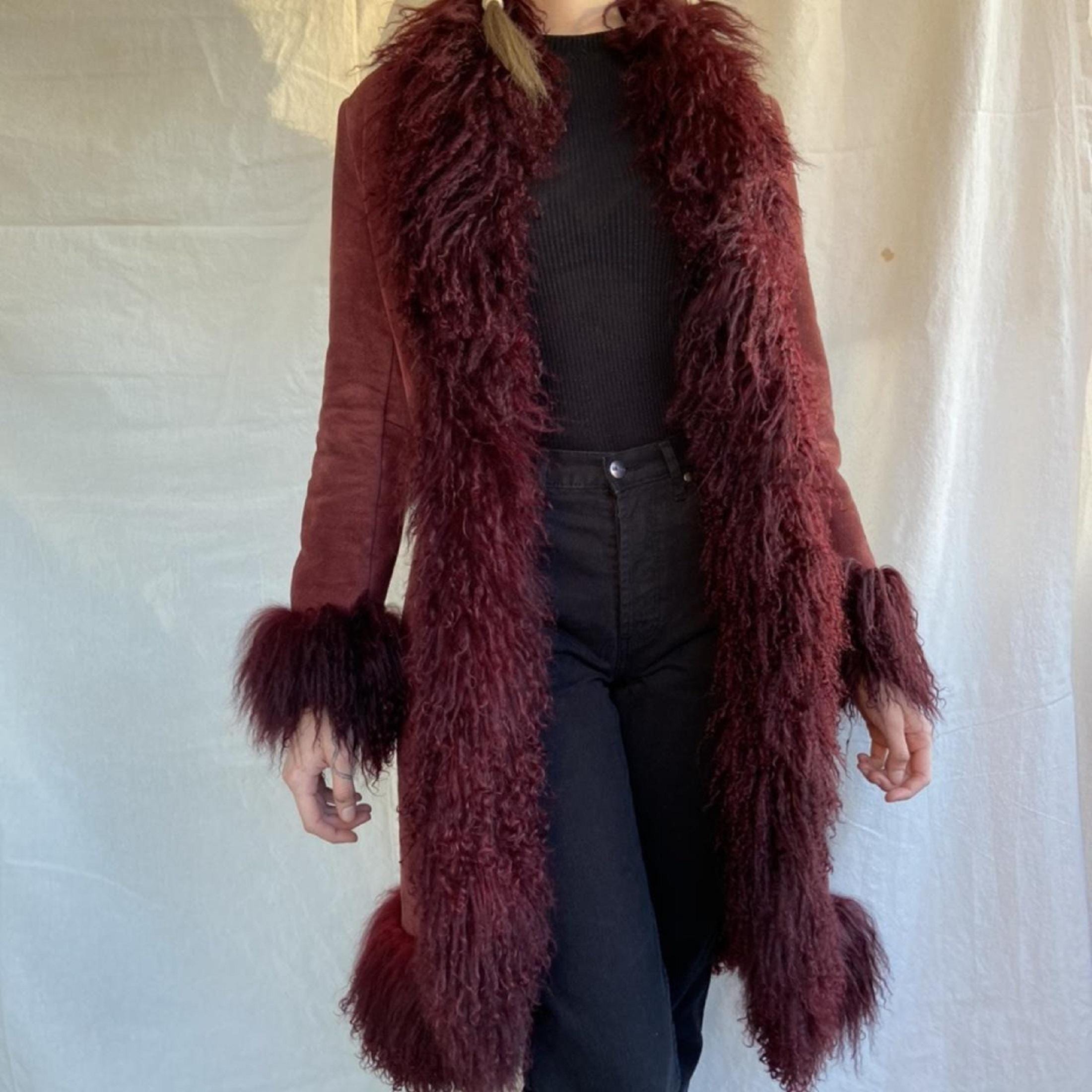 Y2k fur coat - Etsy 日本