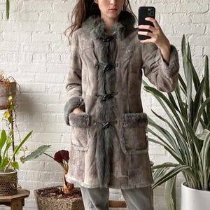 Penny Lane Afghan Coat – 1970s Boho Hippie Coat Afghan Coat Sheepskin Coat Shearling Coat Long Coat Handmade Trench Coat Gifts For Her