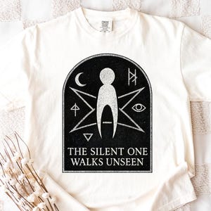 Fresno Nightcrawler Shirt Silent One Walks Unseen Cryptidcore Occult Sigil Moon Gift