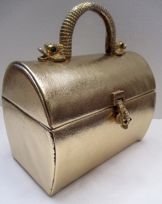 Vtg. Arnold Scaasi for Meyers Goldtone Evening Bag