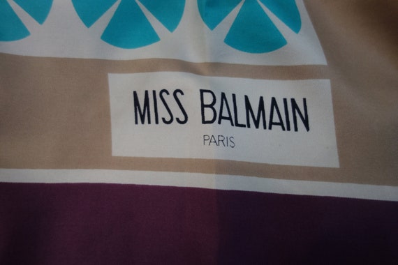 MISS BALMAIN 60s Silk Scarf - image 3