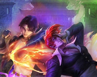 Be The Fighter KOF2002 プレミアムポスター（ベクターデザイン