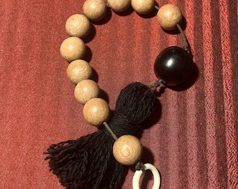 16th century German Rosewood Tenner with Black Tassel