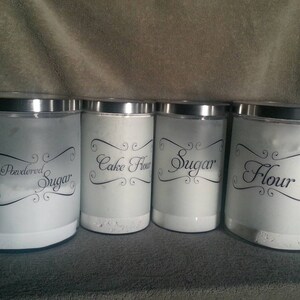 Jar Labels & Tags 5"x3" to help Organize Your Pantry Vinyl Decals Choose any 4