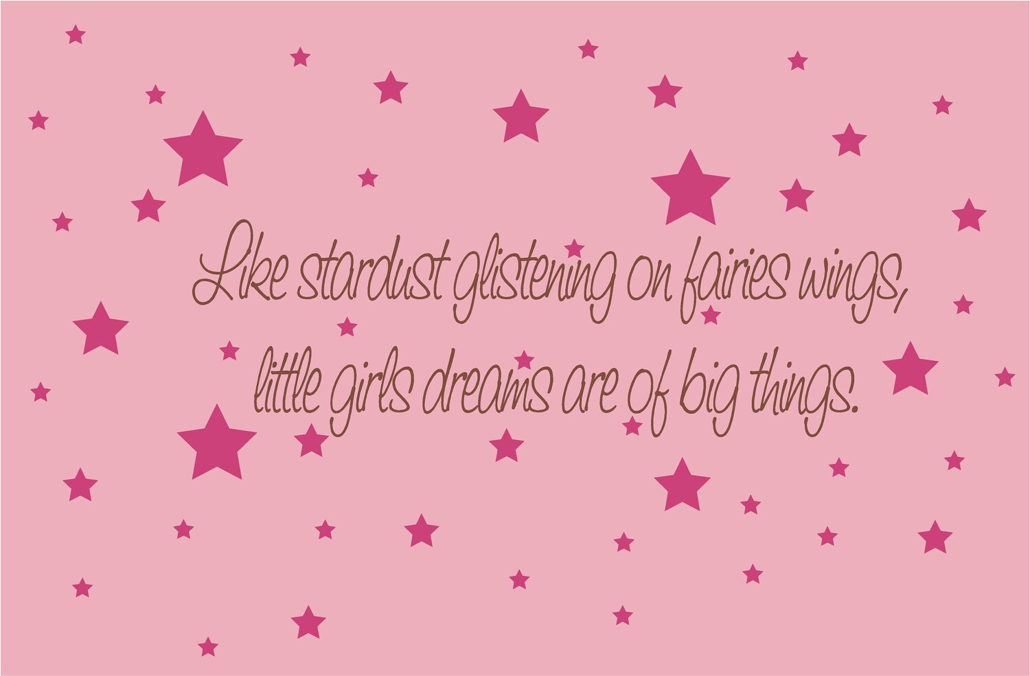 Like Stardust Glistening on Fairies Wings 77x50 Vinyl Wall Etsy