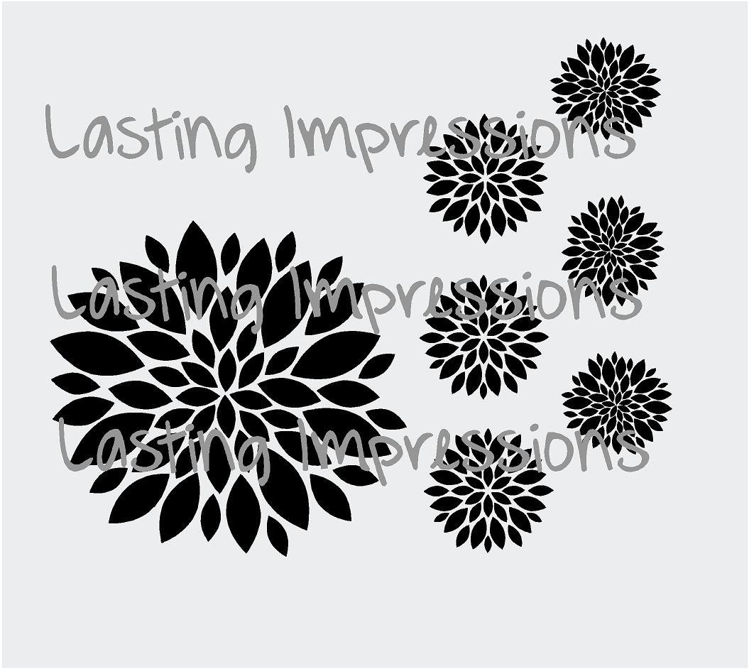 Flower Burst Kitchenaid Mixer DECALS Vinyl Wall Lettering Etsy