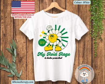 Roid Rage Cancer T-Shirt | Funny Chemo Gift, Cancer Treatment Tee