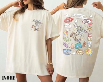 Comfort Colors® Disney Pixar Toy Story Shirt, Woody Buzz Rex Hamm Tee, Pizza Planet Shirt, Disneyland Magic Kingdom Trip Tee