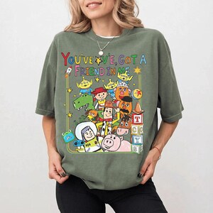 Retro Pixar Toy Story Shirt, You've Got a Friend in Me Shirt, Toy Story Land Tee, Woody Buzz Jessie, Bullseye, Disney Vacation 2026 Tee image 5