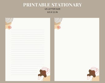 EarthTones Shapes Stationary
