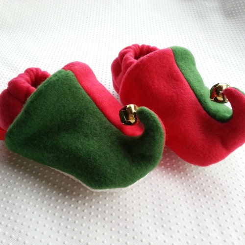Christmas Elf Childrens Slippers Christmas Elf Childrens Slippers