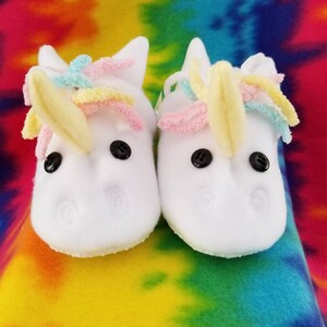 Unicorn slippers