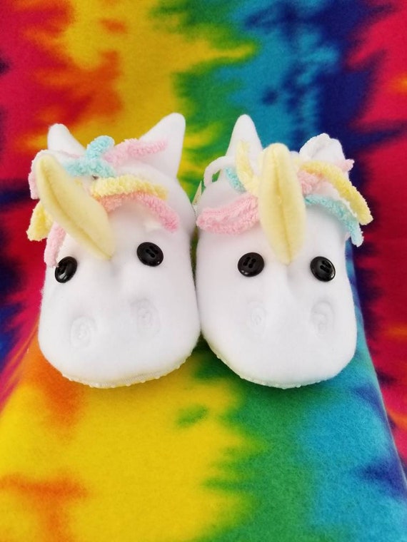 unicorn slippers size 6