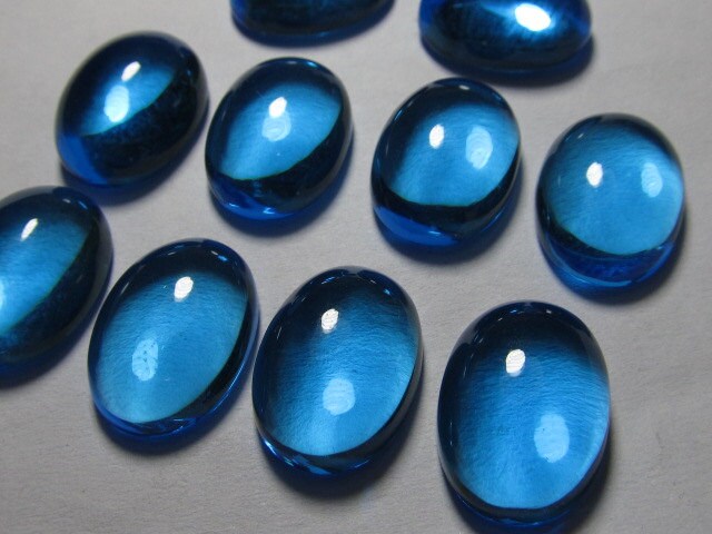 13 x 18 mm ovale - œil splendide couleur bleu Suisse - Quartz - Clean Cabochon 10 pcs 13 x 18 mm ovale - œil œil œil splendide couleur bleu Suisse - Quartz - Clean Cabochon 10 pcs 4e1da6