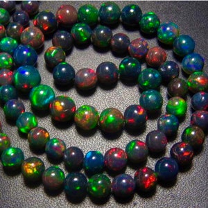 Black Welo Ethiopian Opal 16 Inches Top Grade High Quality - Etsy