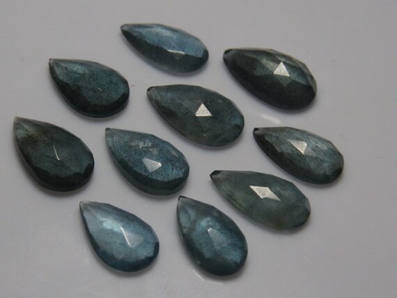 MOSS AQUAMARINE Pear Cut Fine Stone Natural Blue Excellent Fine Cut Faceted Sparkle High Quality size 7x9.5 mm