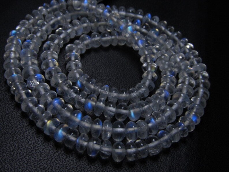 Gorgeous Rainbow Moonstone Smooth Polished Roundell Beads Nice Clear Full Flashy Fire size AAAAA 17 inches 4-.4.75 mm approx Awesome