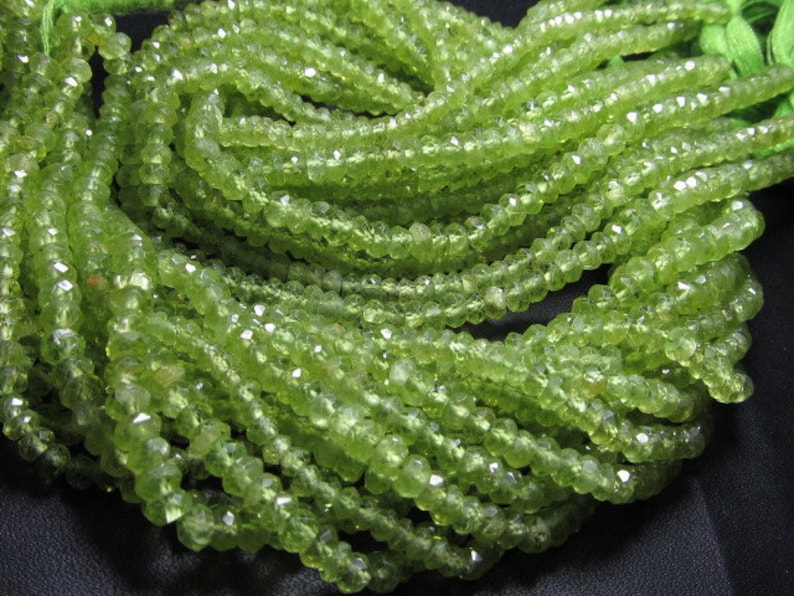 gorgeous micro faceted parrot beads size 3 mm approx peridot green whoalsalle so whoalsell 10strand x 14 inches