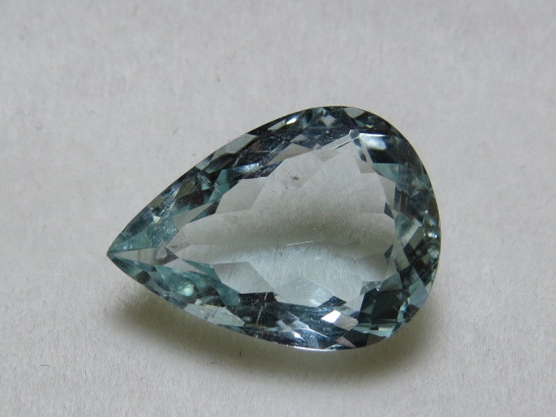 Aquamarine Blue From Brazil 100/% Natural Untreated Pear shape Cut Stone Amazing Blue Fine Cut Faceted stone