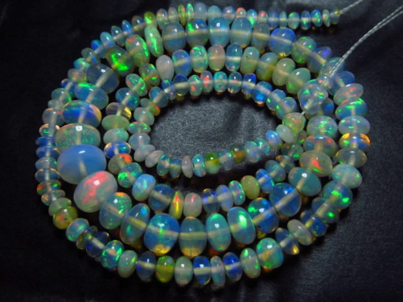 16 Inches Very Rare Ethiopian Opal Very Unique Super Rare - Etsy