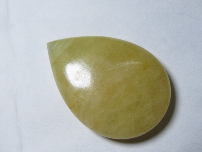 Gorgeous Nice Deep Yellow Colour Smooth Pear Briolett Focal Drilled 29x42 mm Huge Size Natural Aquamarine
