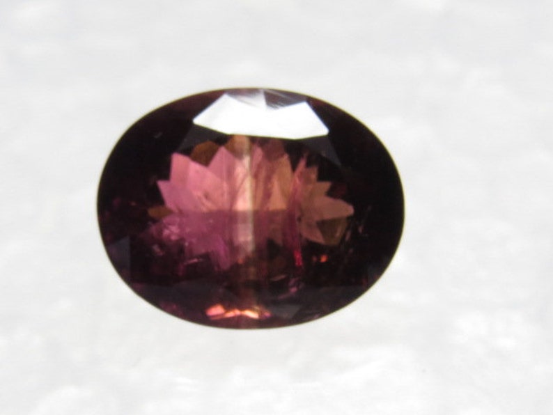 11.5x14.5 mm height 7 mm weight 8.70 cts Faceted Oval Cut stone Natural Pink Color Sparkle Nice Clear size Rubielite Pink TOURMALINE