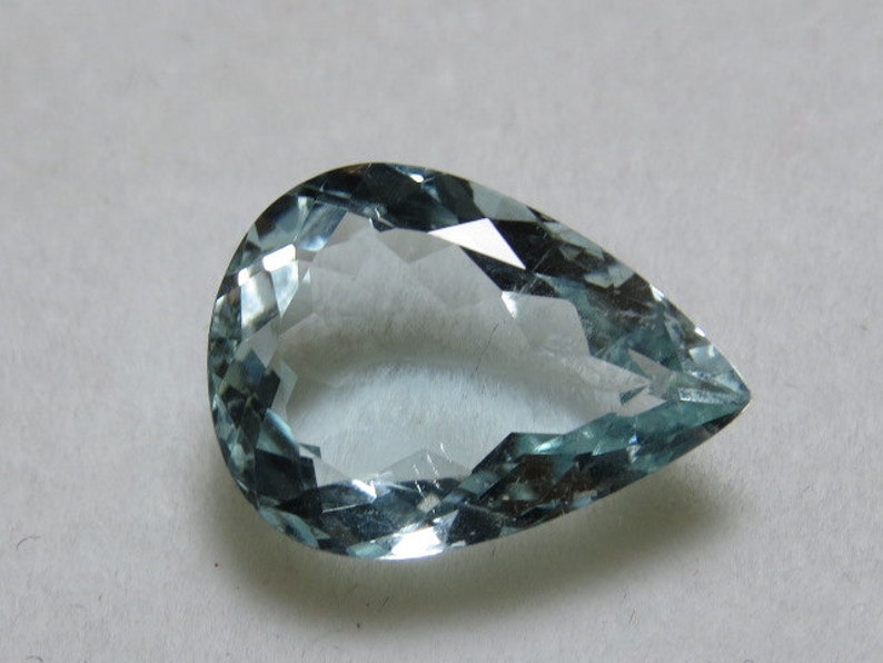 Aquamarine Blue From Brazil 100/% Natural Untreated Pear shape Cut Stone Amazing Blue Fine Cut Faceted stone