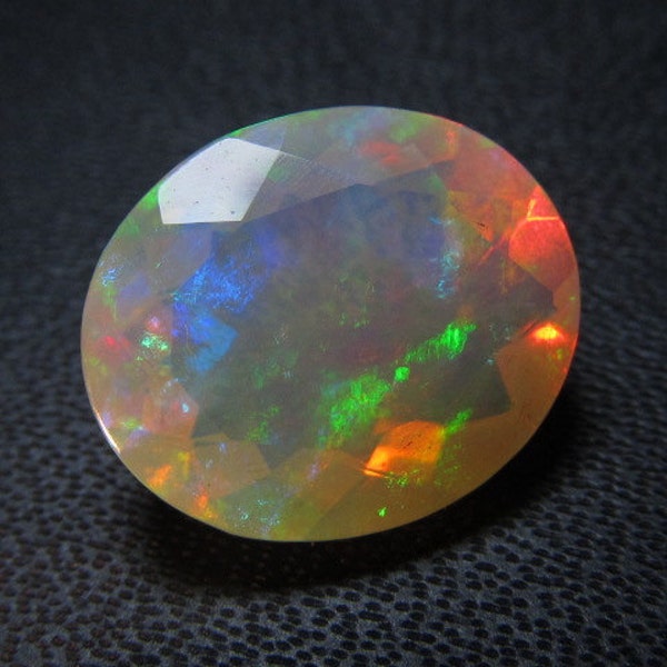 10x12mm The Most Best High Quality in The World Ethiopian Opal Super Sparkle Faceted Cut Stone Unique  Pcs Amazing Full Flashy Multy Fire