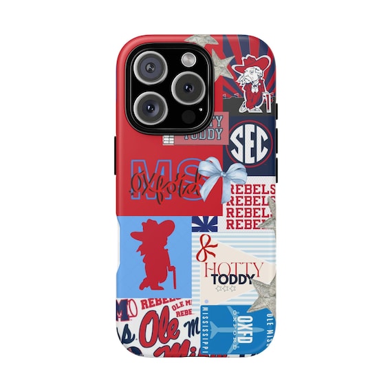 Ole Miss Phone Cases - Phone Cases, College Merchandise, SEC Merch, Phone Accessories, Hot Toddy, Ole Miss Rebels