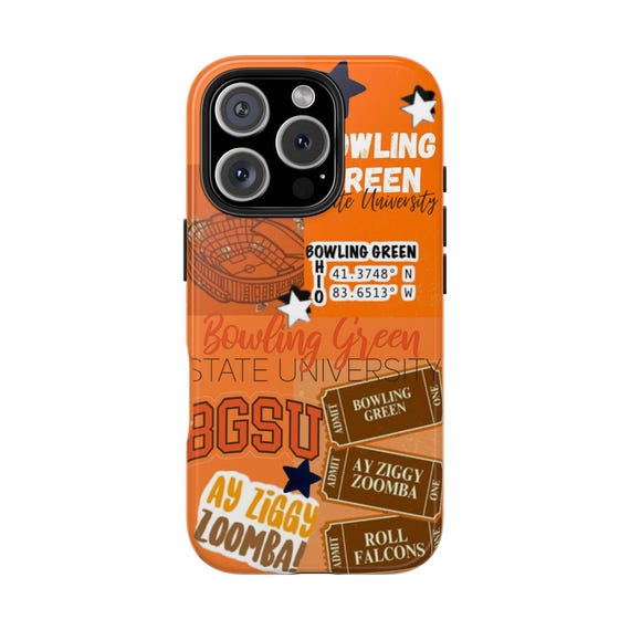 Bowling Green State University Tough Phone Cases, Durable Phone Covers, College Merchandise, Student Gifts, Unique Phone Accessories