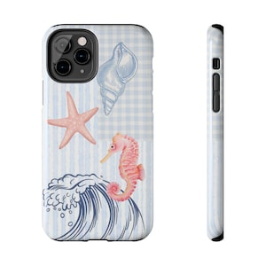 Beach-Themed Tough Phone Cases | Ocean Inspired Accessories, Coastal Decor, Summer Gifts, Nautical Style