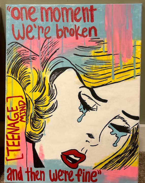 Acrylic| Pop art| Painting| Room decor|