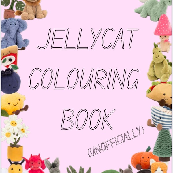 Jellycat Coloring - Etsy